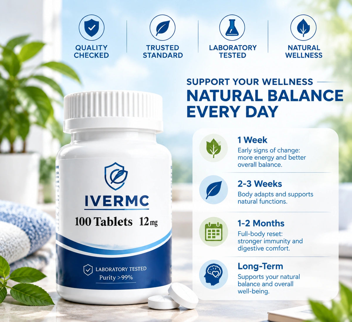 IVERMC 12mg-100tables